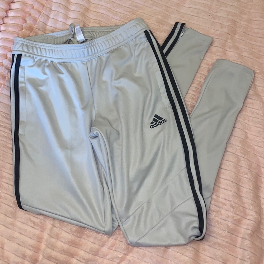 NWOT White Adidas Joggers